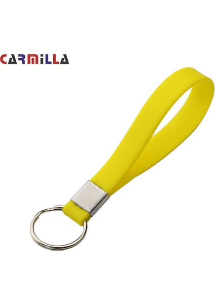 Sarı Araba Styling Silikon Araba Anahtarlık Kadın Anahtarlık Motosiklet Adam Anahtarlık Hyundai Kia Için Ford Chevrolet Jeep Opel Lada 1 Adet (Yurt Dışından)