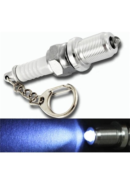 1 Adet Rahat LED Anahtarlık Buji Anahtarlık Anahtarlık Araba Parçaları Anahtarlık Araba Styling Aksesuarları Dekorasyon (Yurt Dışından)