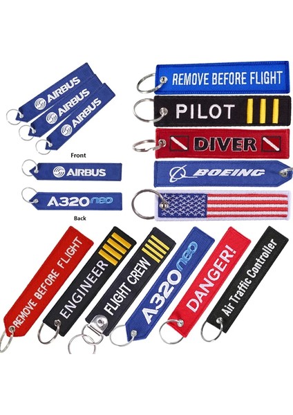 Mor Boeıng ve Aırbus Anahtarlık Llavero Havacılık Hediyeleri Oto Nakış Anahtarlığı Havacılık Hediyeleri Anahtarlık Etiketi Foblar Özelleştirilmiş Anahtarlıklar (Yurt Dışından) modelleri