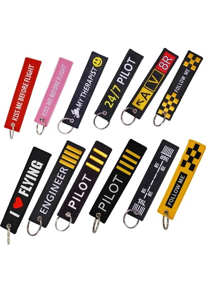 Terapistim Moda Avation Anahtarlık Pilot Mühendis Arabalar Için Anahtar Etiketler Motosikletler Nakış Erkekler Araba Anahtarlık Oem Anahtarlıklar Araba Aksesuarı (Yurt Dışından) fiyatları