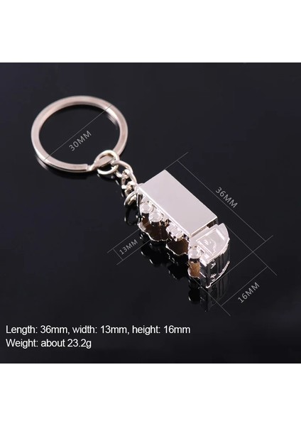 No.1 Boyutu 1 Adet Sevimli Metal Araba Anahtarlık Kamyon Kamyon Anahtarlık Yaratıcı Hediye Unisex Araba Anahtarlık Çanta Kolye Dekorasyon Hediye (Yurt Dışından) fiyatları