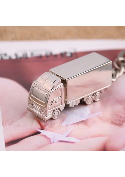 No.1 Boyutu 1 Adet Sevimli Metal Araba Anahtarlık Kamyon Kamyon Anahtarlık Yaratıcı Hediye Unisex Araba Anahtarlık Çanta Kolye Dekorasyon Hediye (Yurt Dışından) modelleri