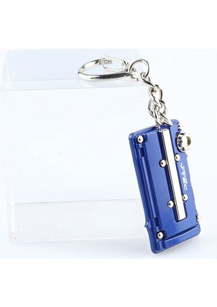 Mavi Metal Anahtarlık Araba Jdm Anahtarlık Vtec Motor Valfi Kapağı B16 Honda Civic Eg Ek Için (Yurt Dışından)