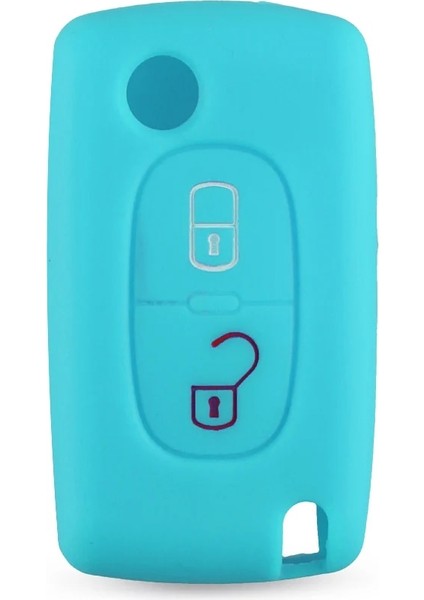 2 Düğme Deepblue Keyyou Düğmesi Citroen Xsara Picasso Için Peugeot Silikon Anahtar Kapak Kılıf Fob (Yurt Dışından) modelleri