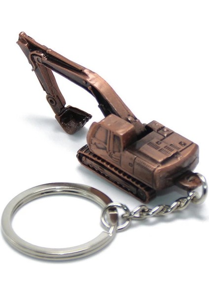 Kp 1 Adet Yaratıcı Alaşım 3D Üç Boyutlu Ekskavatör Anahtarlık Kolye Aksesuar Hediye Sırt Çantası Araba Kolye Anahtarlık Hediye (Yurt Dışından)