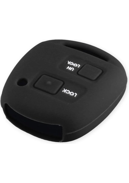 Beyaz Keyyou 2 Düğmeler Silikon Araba Uzaktan Anahtarlık Kabuk Kapak Kılıf Toyota Camry Rav4 Prado Corolla Avensıs Land Cruıser Yarıs (Yurt Dışından) fırsatları