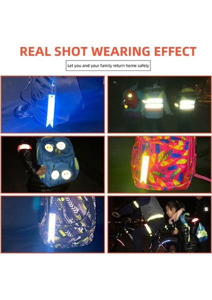 Açık Mavi Yeni Geldi Çanta Etiketi Flama Bant Kolye Yansıtıcı Anahtarlık Çanta Kolye Aksesuarları Yansıtıcı Anahtarlıklar (Yurt Dışından) indirimleri