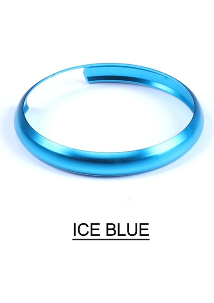 Buz Mavisi Mini Cooper Için Anahtar Koruyucu Halka Trim Cha R55 R56 R57 R58 R59 R60 R61 Kapak Alüminyum Alaşım Froste Araba Anahtarı Dekorasyon (Yurt Dışından)