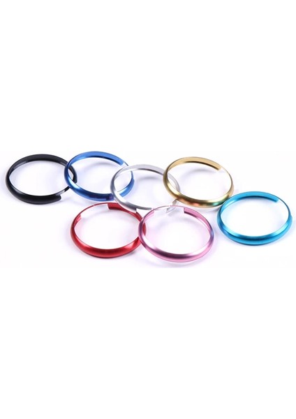 Buz Mavisi Mini Cooper Için Anahtar Koruyucu Halka Trim Cha R55 R56 R57 R58 R59 R60 R61 Kapak Alüminyum Alaşım Froste Araba Anahtarı Dekorasyon (Yurt Dışından) modelleri