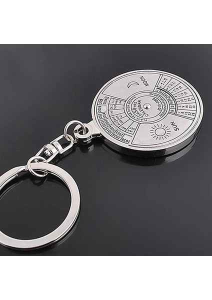 50 Yıl Perpetual Calendar Anahtarlık Anahtarlık Gümüş Anahtarlık Araba Alaşım Anahtarlık Yüzük Anahtarlık Araba Anahtarlık (Yurt Dışından) modelleri