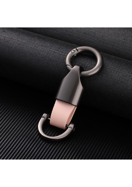 Pembe Dayanıklı Anahtarlık Kanca Paslanmaz Çelik Toka Açık Karabina Tırmanma Araçları Çift Yüzük Araba Anahtarlık Oto Aksesuarları (Yurt Dışından)