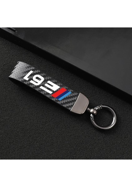 E90 Lüks Karbon Fiber Araba Logosu Anahtarlık Özel Oto Anahtarlık Aksesuarları Bmw E28 E39 E46 E60 E61 E70 E90 E92 E93 (Yurt Dışından) indirimleri
