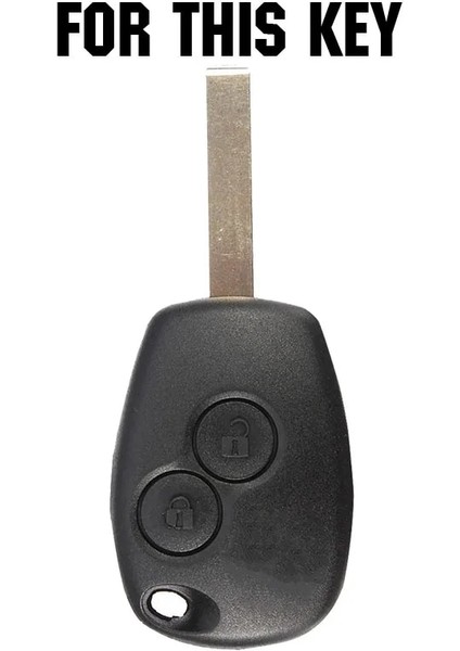 Silikon Araba Anahtarı Durum Renault Trafic Clio Kangoo Master Modus Twingo Için Opel Movano Vivaro Kapak Uzaktan Fob Kabuk (Yurt Dışından)