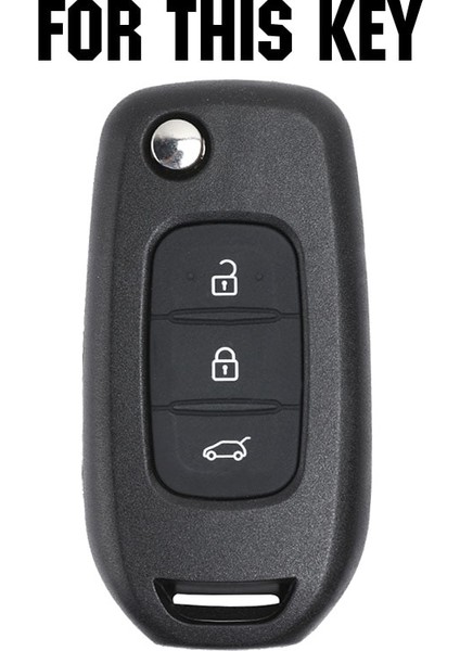 Silikon Araba Flip Anahtar Durumda Renault Kadjar Captur Sembol Koleos Megane Kapak Anahtarsız Uzaktan Fob Kabuk 3 Düğme (Yurt Dışından) fiyatları