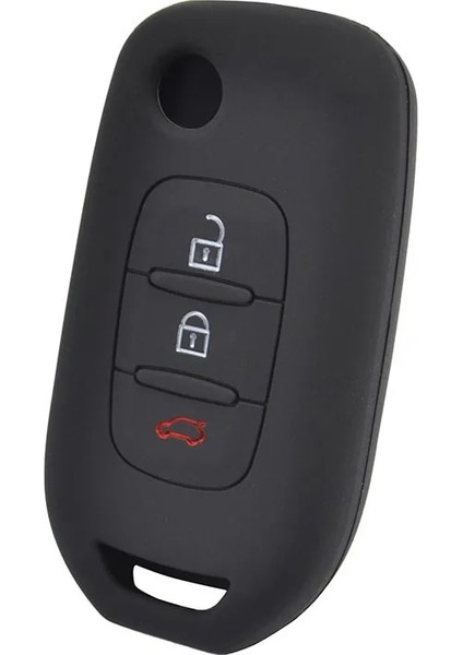 Silikon Araba Flip Anahtar Durumda Renault Kadjar Captur Sembol Koleos Megane Kapak Anahtarsız Uzaktan Fob Kabuk 3 Düğme (Yurt Dışından) modelleri