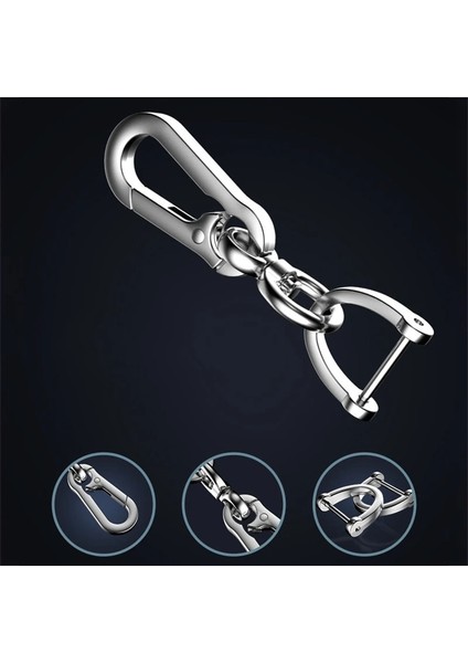 H01 Araba Anahtarlık Basit Güçlü Karabina Toka Anahtarlık Yüzük Ayrılabilir Anahtarlık Anahtarlık (Yurt Dışından) fiyatları