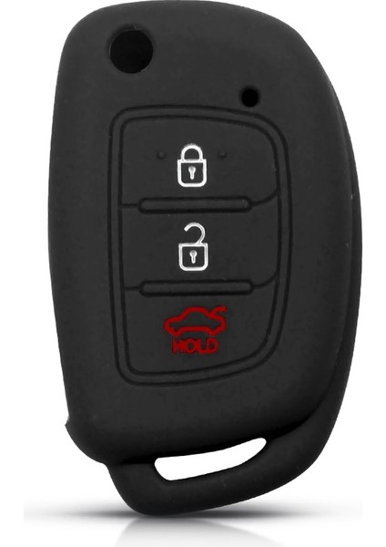 Siyah Keyyou 3 Düğmeler Hyundai Creta Tucson Elantra Santa Fe X25 IX35 Kıa Uzaktan Silikon Anahtar Kapak Kılıf (Yurt Dışından) indirimleri