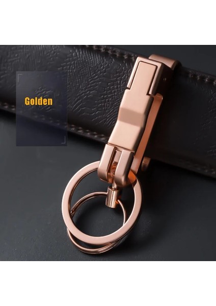 Altın Araba Anahtarlık Anahtarlık Anahtarlık Araba Erkek Bel Asılı Araba Anahtarlık Erkekler Hediye Yaratıcı Araba Aksesuarları (Yurt Dışından)