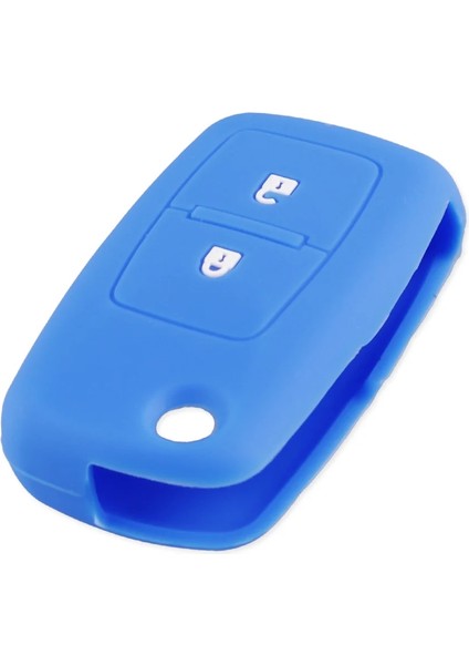 2 Düğme Mavi Keyyou Btn Vw Golf Bora Jetta Polo Golf Passat Skoda Octavia A5 Fabia Seat Ibiza Leon Silikon Araba Anahtarı Durum Kapağı (Yurt Dışından)