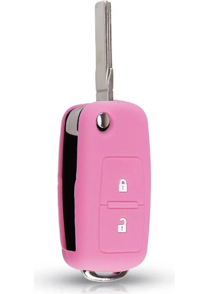 2 Düğme Mavi Keyyou Btn Vw Golf Bora Jetta Polo Golf Passat Skoda Octavia A5 Fabia Seat Ibiza Leon Silikon Araba Anahtarı Durum Kapağı (Yurt Dışından) fırsatları