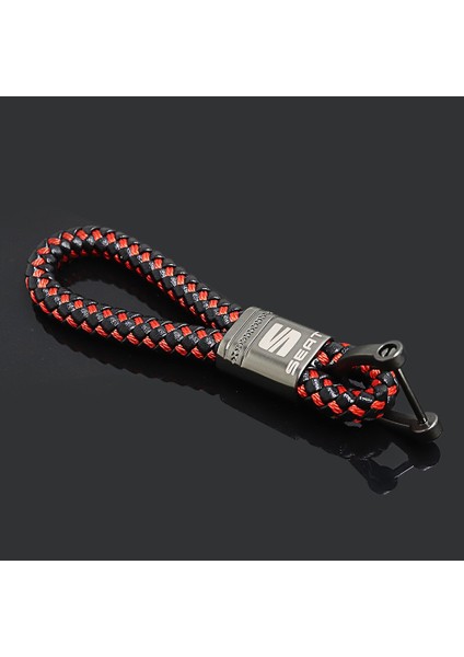 Siyah Araba Deri Anahtarlık Koltuk Fr Leon Mk3 Mk2 5f Lbiza Altea 6j Alhambra Arona Cupra Toledo Mii Tarraco Exeo Araba Aksesuarları (Yurt Dışından) fırsatları