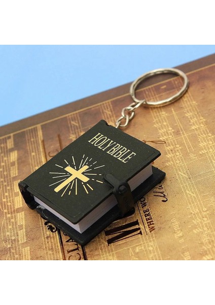 Gümüş Rengi 2022 Mini Ingilizce Kutsal Incil Anahtarlık Dini Hıristiyan Isa Çapraz Anahtarlıklar Kadın Çantası Hediyelik Eşya Dro Sıcak Satış (Yurt Dışından) fiyatları