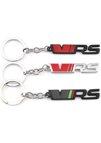 Kırmızı Araba Anahtarlık Anahtarlık Metal Anahtarlık Yüzük Skoda Vrs Octavia Kamiq Için Amblem Tutucu Kodiaq Karoq Rs Superb Fabia Rapid Favorit (Yurt Dışından) modelleri