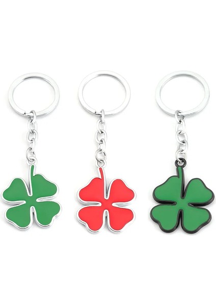 Kırmızı Araba Anahtarlık Yeşil Dört Yapraklı Yonca Anahtarlık Anahtarlık Yüzük Tutucu Alfa Romeo Gt Giulia Giulietta Stelvio Için (Yurt Dışından) modelleri