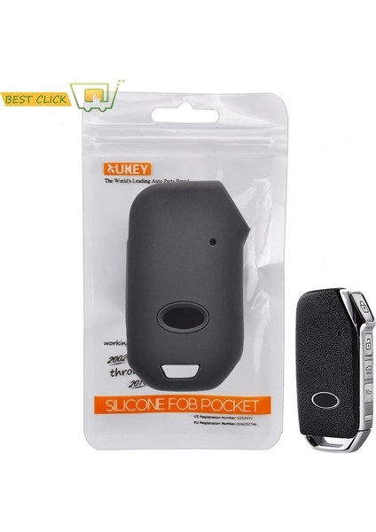 Kia Sportage Ceed Sorento Cerato Forte Için Silikon Araba Anahtarı Durum Kapak Anahtarsız Uzaktan Fob Kabuk Ceket Koruyucu (Yurt Dışından)