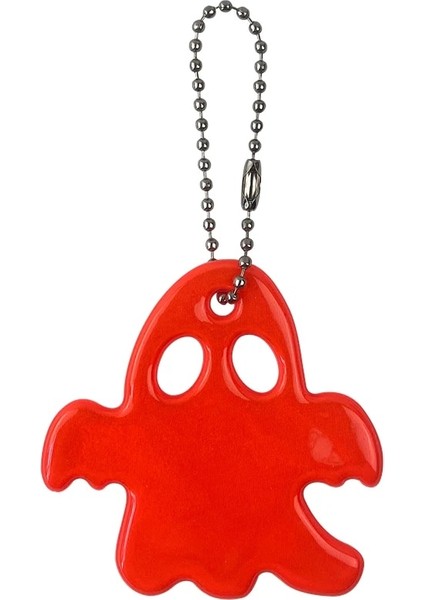 Turuncu Kırmızı Cadılar Bayramı Hayalet Sevimli Yansıtıcı Anahtarlık Araba Kolye Charm Çanta Aksesuarları Trafik Güvenliği Kullanımı Için (Yurt Dışından)