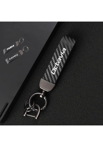 Hızlı Için Skoda Octavia Fabıa Kamıq Karoq Kodıaq Rapıd Scala Için Yüksek Dereceli Deri Araba Keycha Derece Dönen At Nalı Anahtarlıklar (Yurt Dışından) modelleri