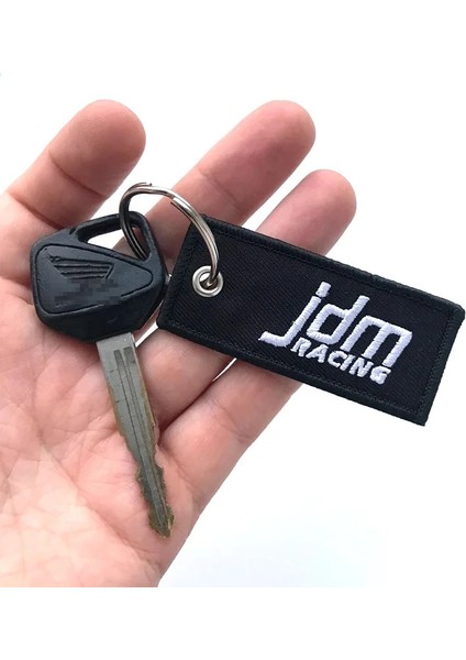 1 Adet Kısa Etiket Sıcak Araba Keytags Askı Keychian Amblem Naylon Dokuma Mavi Kayış Anahtarlık Anahtarlık Çelik Yaylı Klipsli Kordon Aksesuarı (Yurt Dışından)