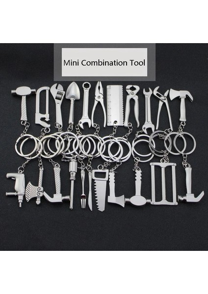 A3 Anahtarlıklar Erkekler Araba Çanta Anahtarlık Kombinasyonu Aracı Taşınabilir Mini Yardımcı Cep Toka Cetvel Çekiç Anahtarı Pense Kürek Aksesuarları (Yurt Dışından) fırsatları