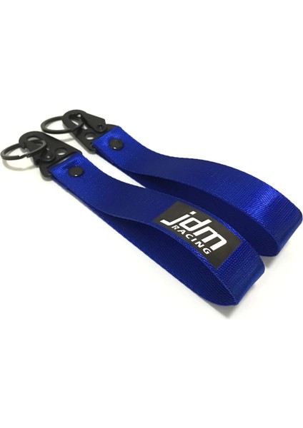 1 Adet Jdm Yarış Bl Sıcak Araba Keytags Askı Keychian Amblem Naylon Dokuma Mavi Kayış Anahtarlık Anahtarlık Çelik Yaylı Klipsli Kordon Aksesuarı (Yurt Dışından)
