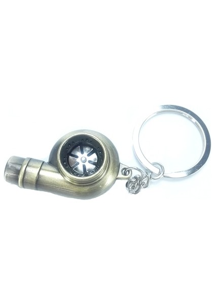 Gri Gerçek Düdük Ses Turbo Anahtarlık Kol Rulman G Otomobil Parçası Modeli Türbin Turboşarj Anahtarlık Yüzük Anahtarlık Anahtarlık (Yurt Dışından)