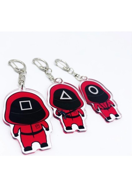 No.4 Boyutu Kalamar Oyunu Araba Anahtarlık Asker Üçgen Serisi Yaratıcı Charms 3D Mini Bebek Heykelcik Oto Anahtarlık Araba Sırt Çantası Kolye Hediye (Yurt Dışından) modelleri