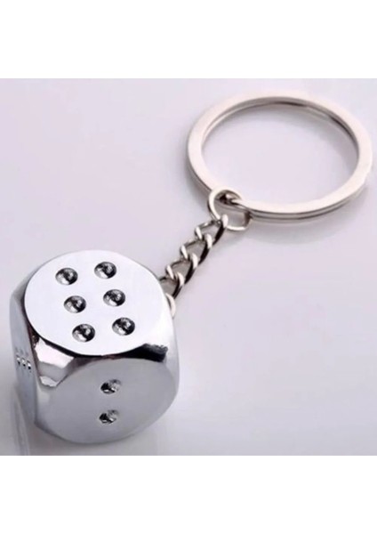 Not Reative Alaşım Zar Anahtarlık Anahtarlık Motosiklet Anahtarlık Çanta Kolye Süsler Araba Anahtarlık Zinciri Aksesuarları Dropship (Yurt Dışından) fiyatları