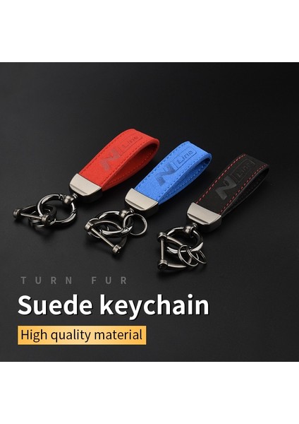 N-Çizgisi Logosu Kırmızı Süet Anahtarlık N Logo N Hattı Anahtarlık Hyundai Tucson Sonata Creta Solaris Elantra Accent IX20 Ix Ix I35KEYCHAIN (Yurt Dışından) fiyatları