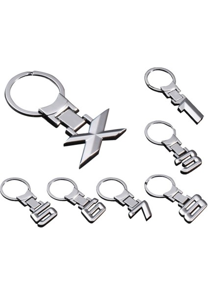Stil 3 Çinko Alaşımlı Anahtarlık Araba Anahtarlık Metal Numarası Amblem Anahtarlık Araba Aksesuarı Charm Araba Styling Bmw Auto X1 X3 X5 E3 E5 Z4 (Yurt Dışından) modelleri