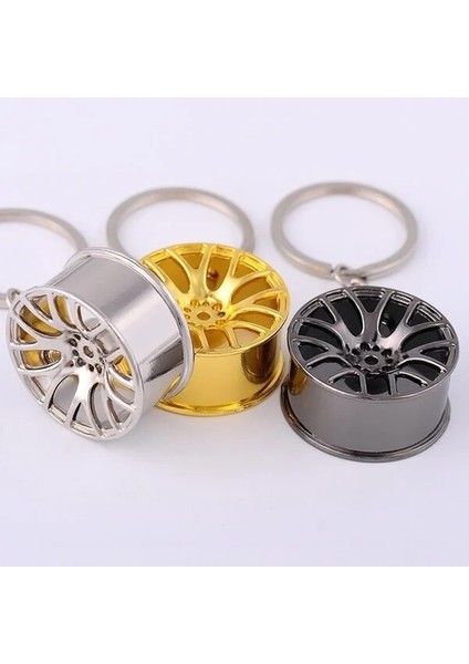 Altın Sıcak Araba Tekerleği Turbo Anahtarlık Anahtarlık Alaşım Frenli Dar Lastik Tekerlek Anahtarlık Oto Araba Anahtarlık Anahtarlık Lüks 3 Renk (Yurt Dışından) fiyatları
