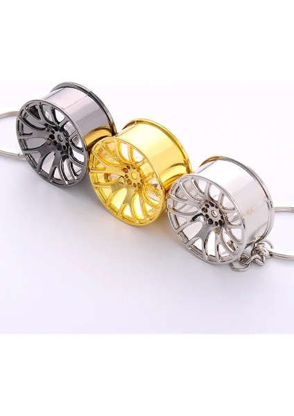 Altın Sıcak Araba Tekerleği Turbo Anahtarlık Anahtarlık Alaşım Frenli Dar Lastik Tekerlek Anahtarlık Oto Araba Anahtarlık Anahtarlık Lüks 3 Renk (Yurt Dışından) modelleri