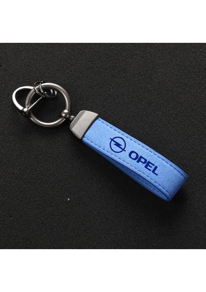 Beyaz Moda Deri Anahtarlık Anahtar Yüzükler Araba Logosu ile Opel Vauxhall Astra H Insignia J Vectra C Corsa Araba Styling Aksesuarları (Yurt Dışından) fırsatları