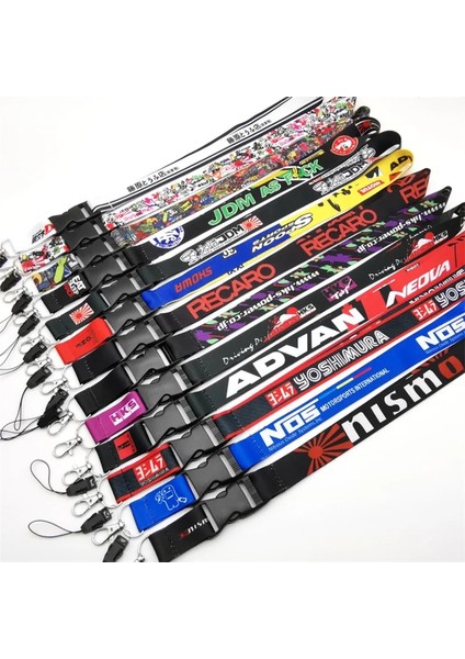 Js Araba Jdm Modifiye Kültürel Toka Ipi Çalışanın Kart Kimliği Cep Telefonu Anahtarı Asılı Boyun Ipi Hızlı Bırakma Hks Sparco Nos (Yurt Dışından) fiyatları
