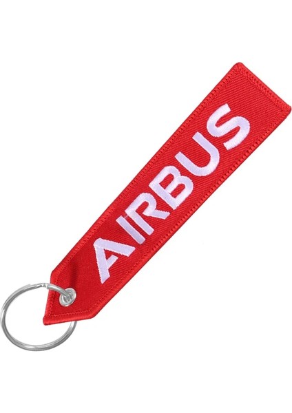 Kırmızı Aırbus A330 A380 A350 Anahtarlık Çift Taraflı Nakış Havacılık Anahtarlık Özel Anahtar Etiketleri Etiketleri Chaveiro Llavero Moto Sleutelhan (Yurt Dışından) fiyatları