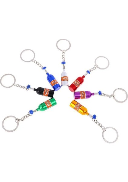 G Turbo Nos Azot Oksit Şişe Anahtarlık Anahtarlık Anahtarlık Stash Hap Kutusu Saklama (Yurt Dışından) fırsatları