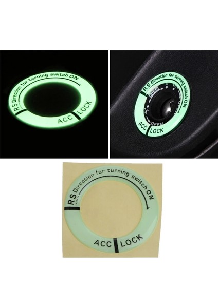 Mavi Araba Kızdırma Anahtarlık Delik Sticker Aydınlık Kontak Anahtarı Kapağı Motosiklet Çıkartması #1 #kui (Yurt Dışından) indirimleri