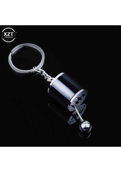 Gümüş Rengi Yaratıcı Araba 6 Hız Şanzıman Dişli Kafası Anahtarlık Manuel Şanzıman Kolu Metal Anahtarlık Araba Takma Metal Kolye Anahtarlık (Yurt Dışından) modelleri