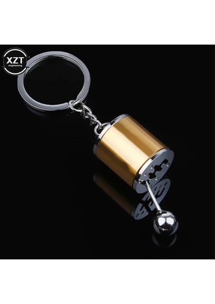 Gümüş Rengi Yaratıcı Araba 6 Hız Şanzıman Dişli Kafası Anahtarlık Manuel Şanzıman Kolu Metal Anahtarlık Araba Takma Metal Kolye Anahtarlık (Yurt Dışından) fırsatları
