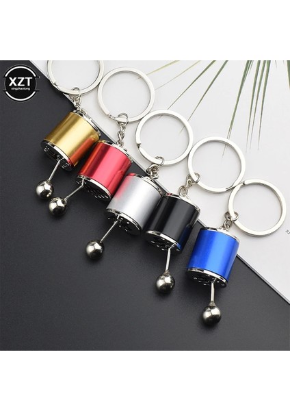 Gümüş Rengi Yaratıcı Araba 6 Hız Şanzıman Dişli Kafası Anahtarlık Manuel Şanzıman Kolu Metal Anahtarlık Araba Takma Metal Kolye Anahtarlık (Yurt Dışından) indirimleri