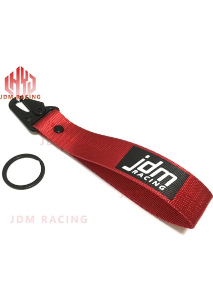 Siyah Jdm Yarış Sıcak Jdm Yarış Asılı Kayış Anahtar Halat Klipsli Toka Hızlı Bırakma Anahtarlık Redblack Tow Sapanlar Malzeme Kolye Anahtarlık (Yurt Dışından) modelleri